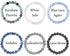 8mm Crystal Beaded Bracelets